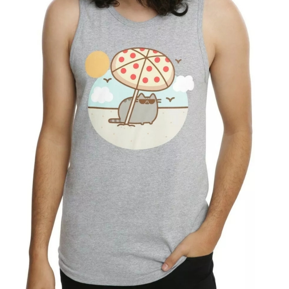 Unisex Pusheen tank top